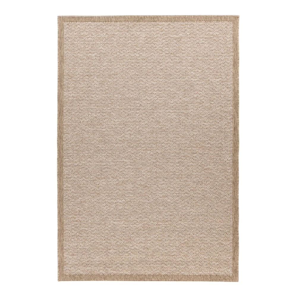 Tapis  design en polypropylène taupe 120x170