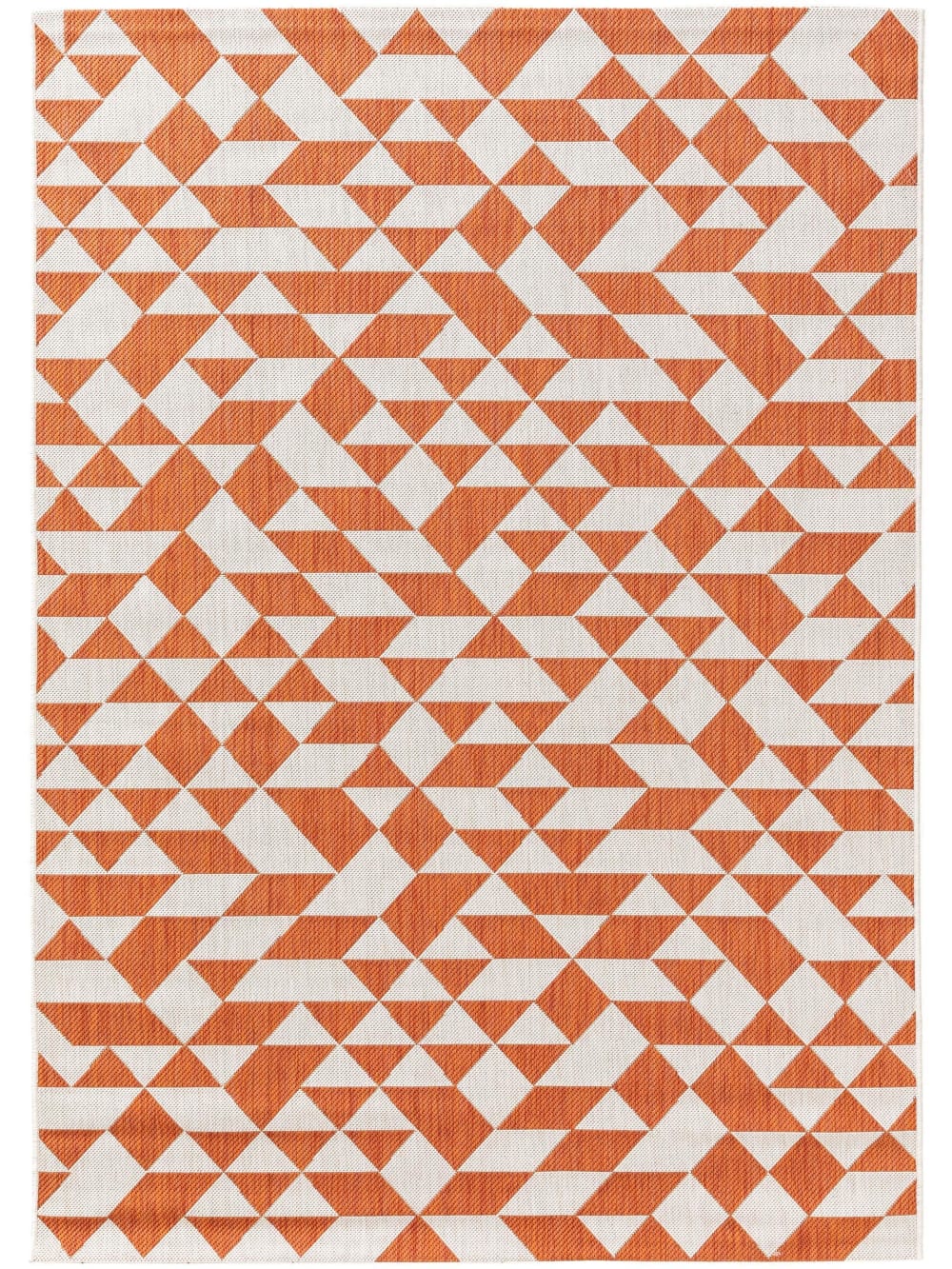 Tapis d'extérieur & intérieur orange 120x170