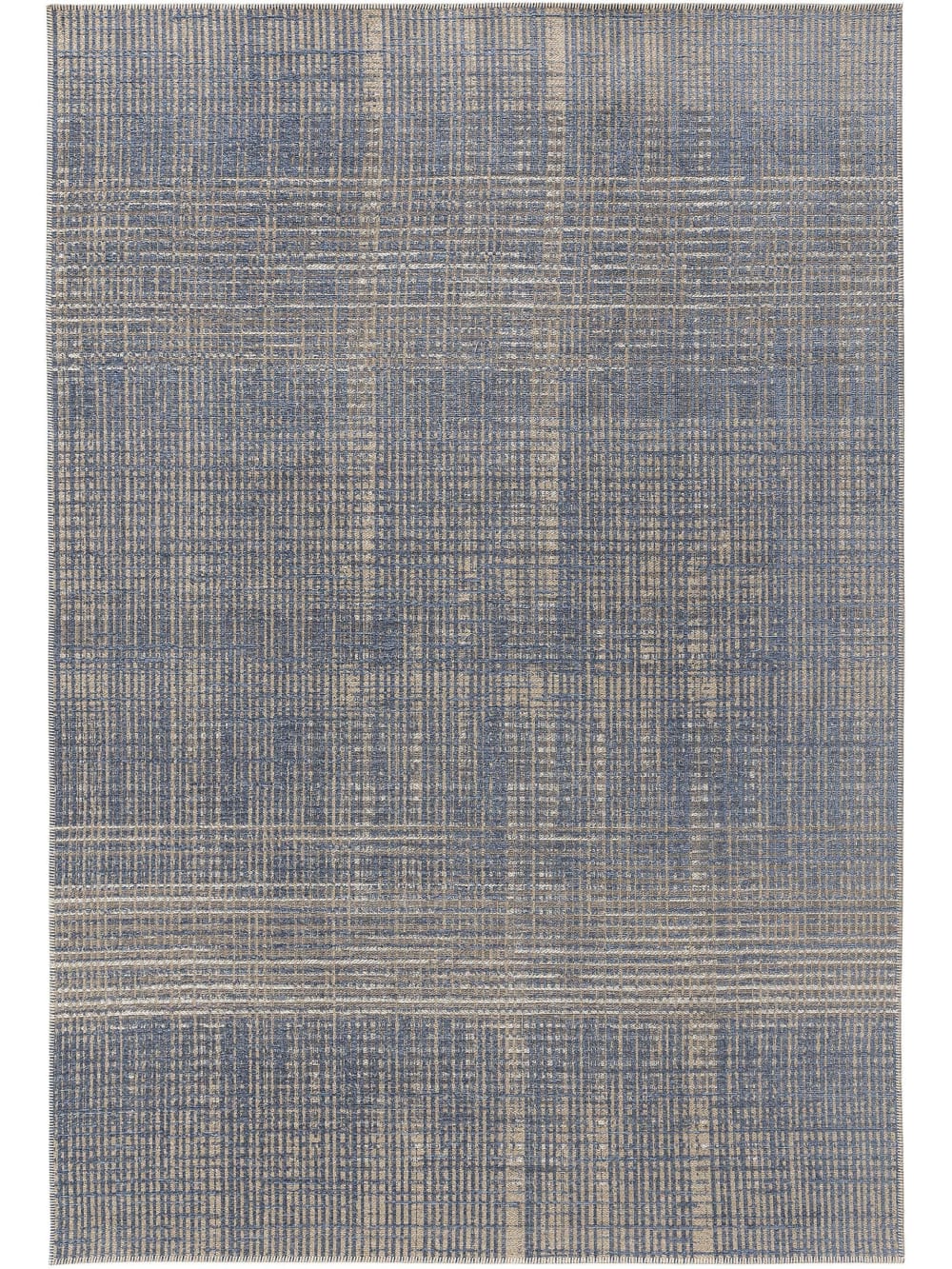 Tapis d'extérieur & intérieur multicouleur/bleu 120x170