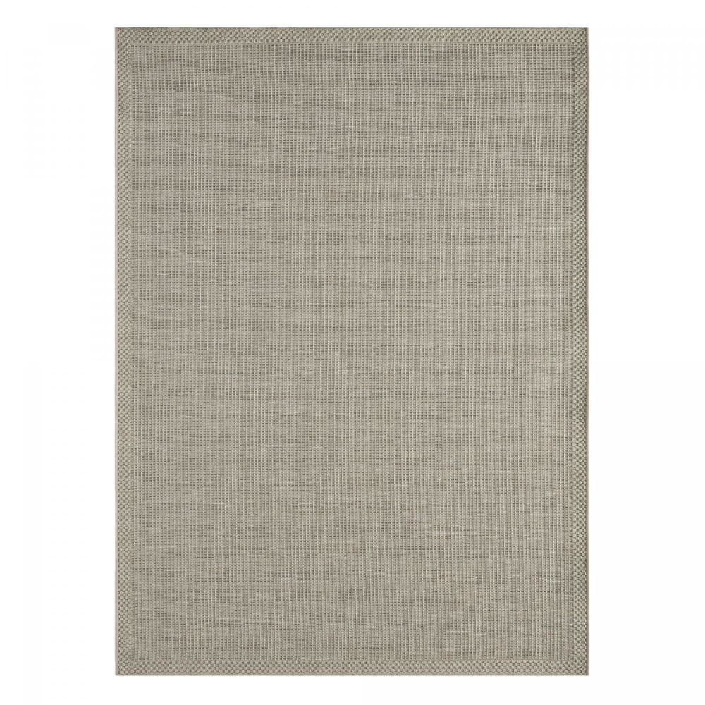 Tapis exterieur PUKET EX Beige 120x160 en polypropylène doux et soyeux