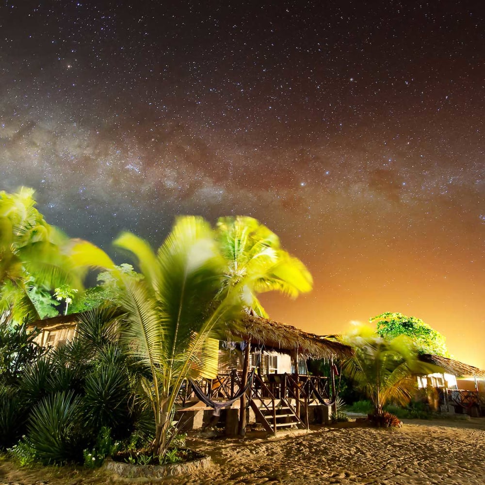 Tableau décoratif sous le ciel étoilé de zanzibar 120x80cm