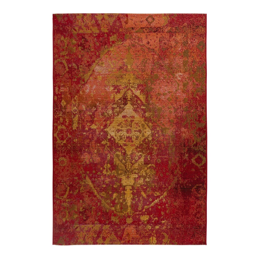 Tapis   en polypropylène rouge 120x170
