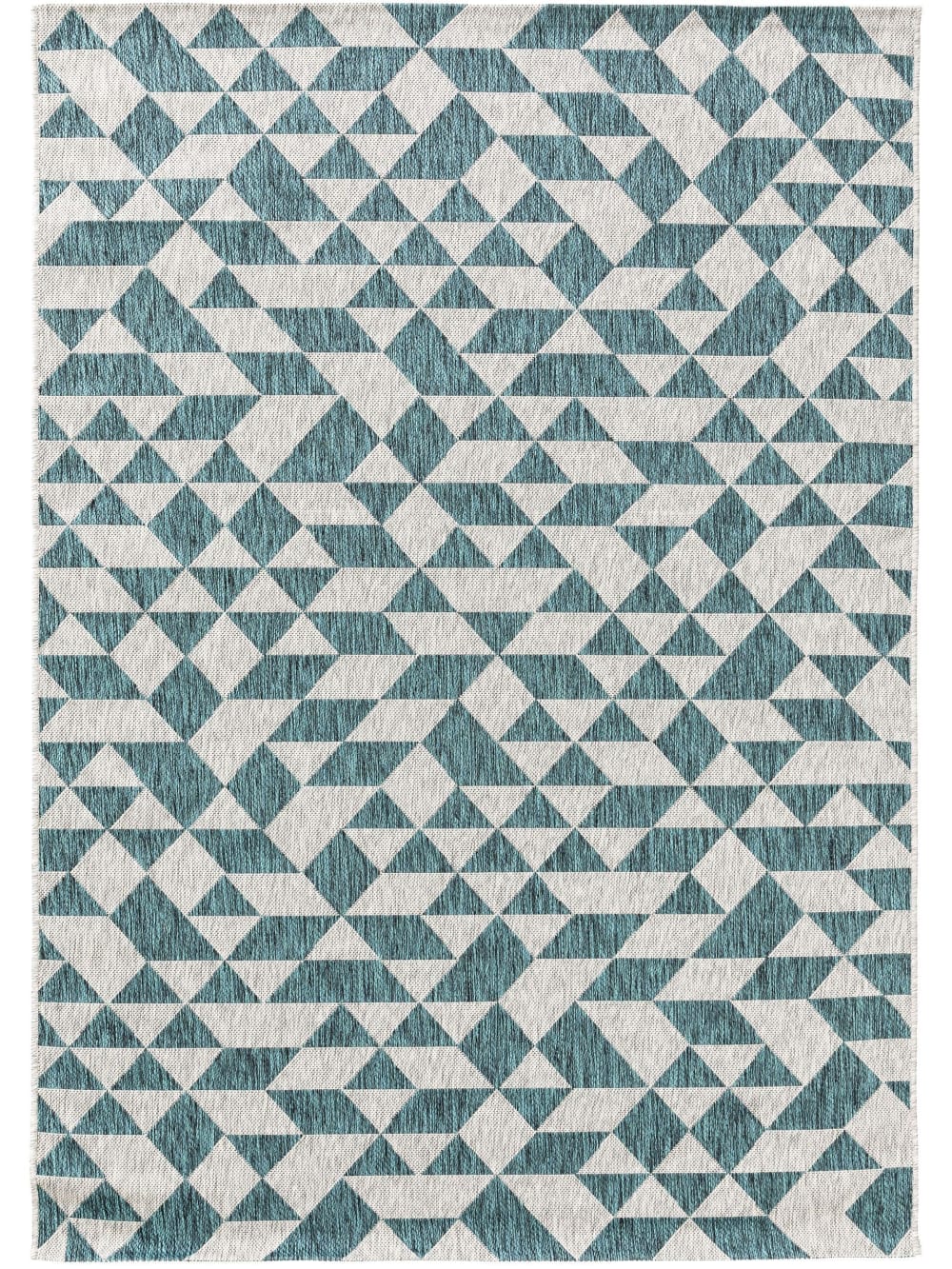 Tapis d'extérieur & intérieur bleu 120x170