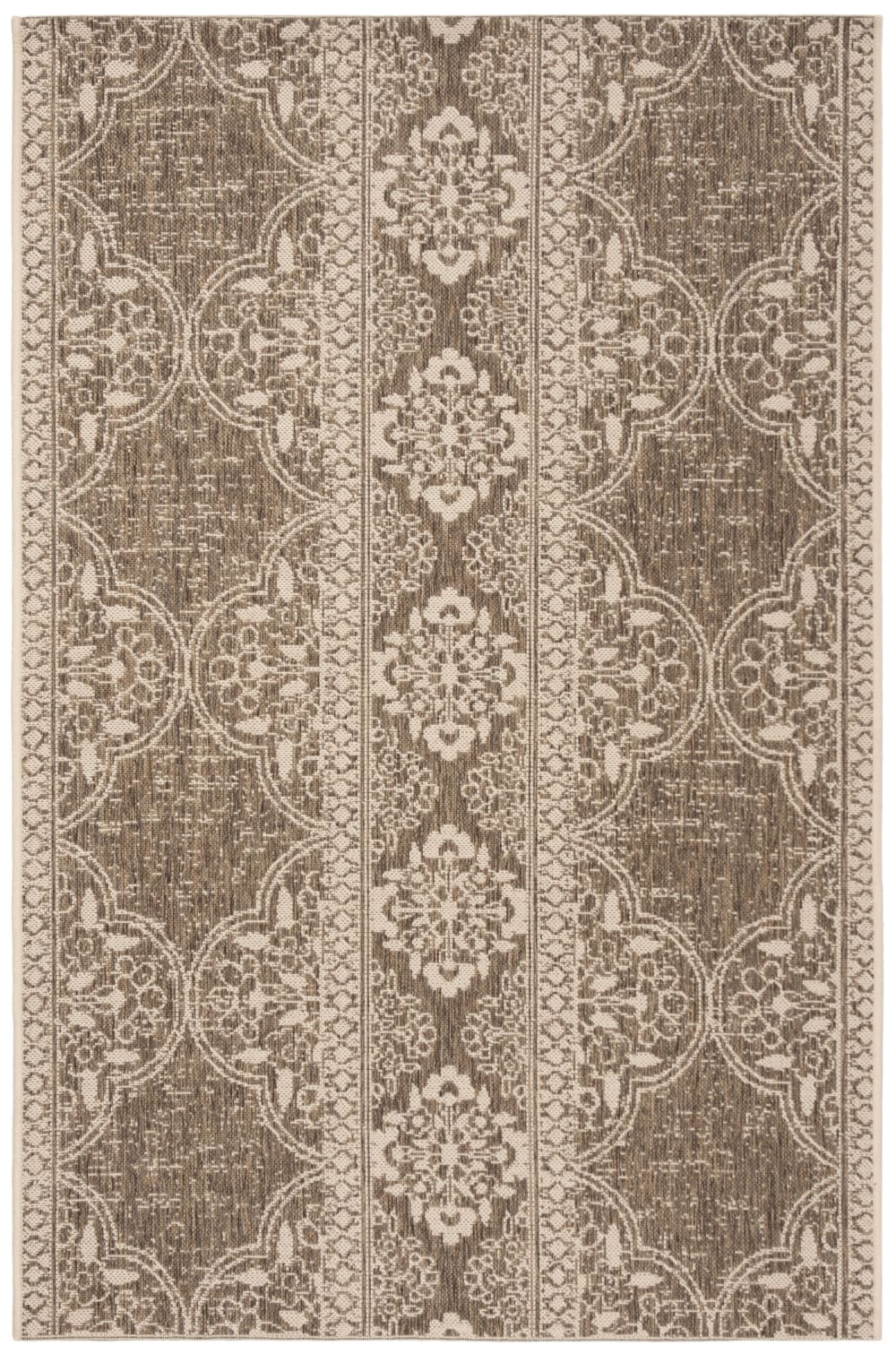Tapis de transition en polypropylène beige, 122 x 183 cm