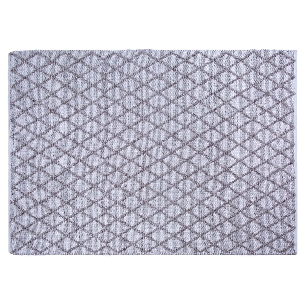 Tapis  120x170cm pet recyclé toucher laine sable