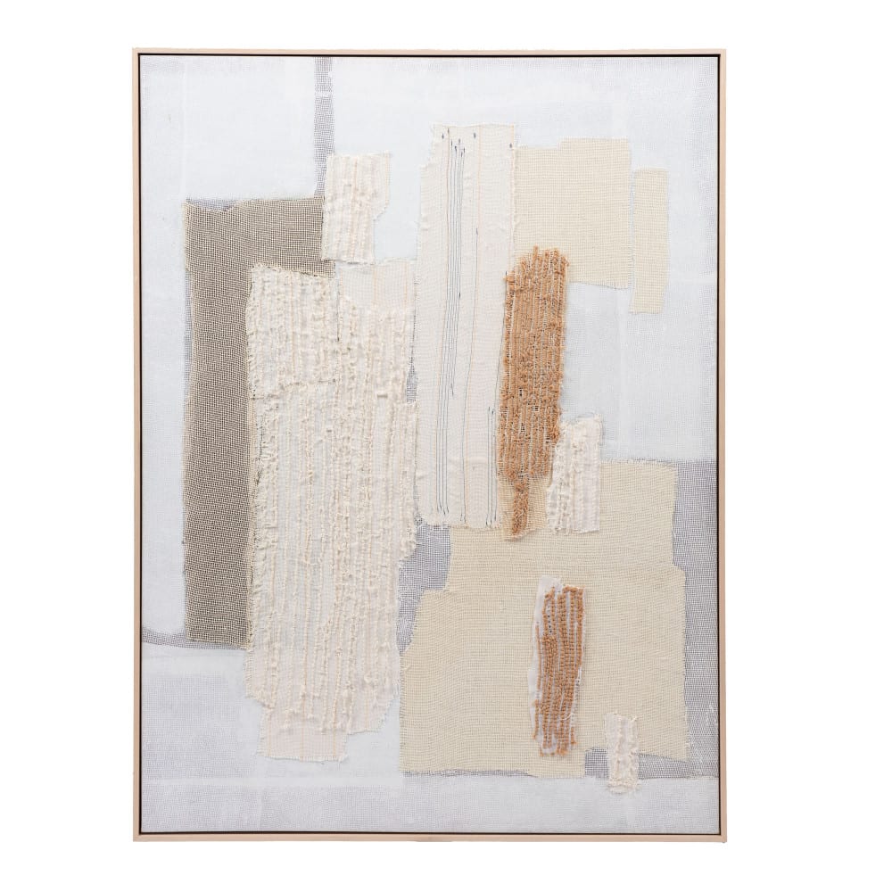 Toile abstraite mat 90 - multicolore