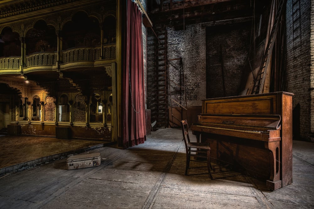 Tableau show interrompu impression sur verre acrylique 120x80 cm