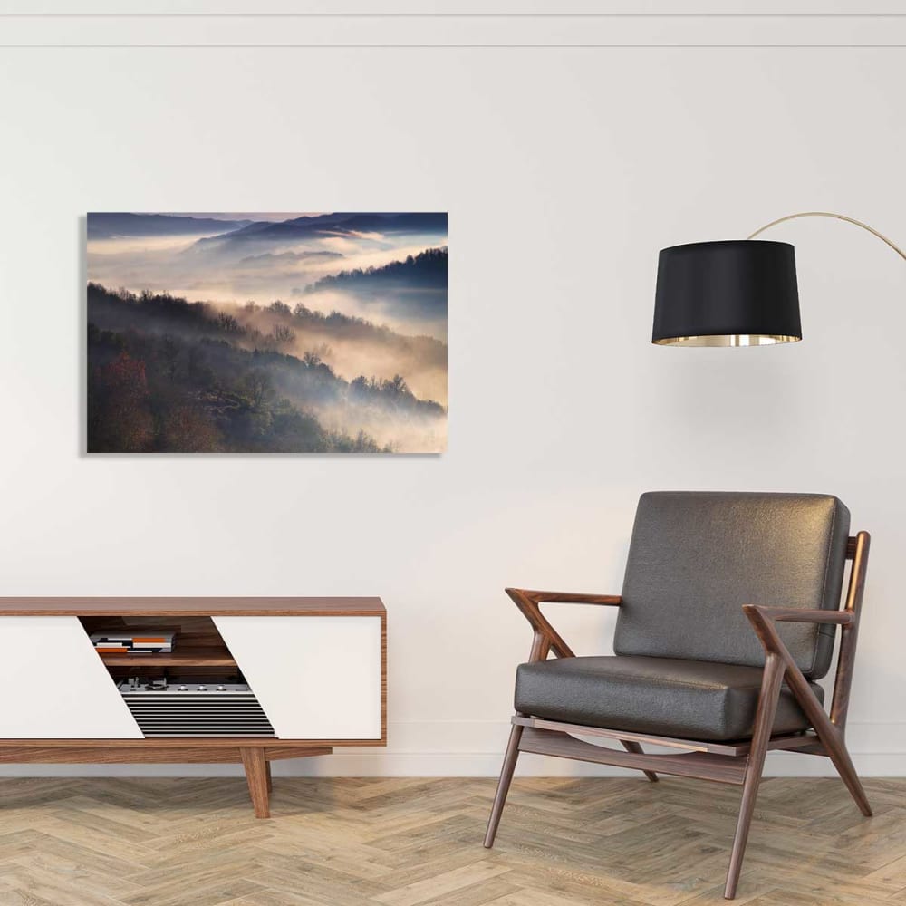 Tableau brume magique toile imprimée 120x80 cm