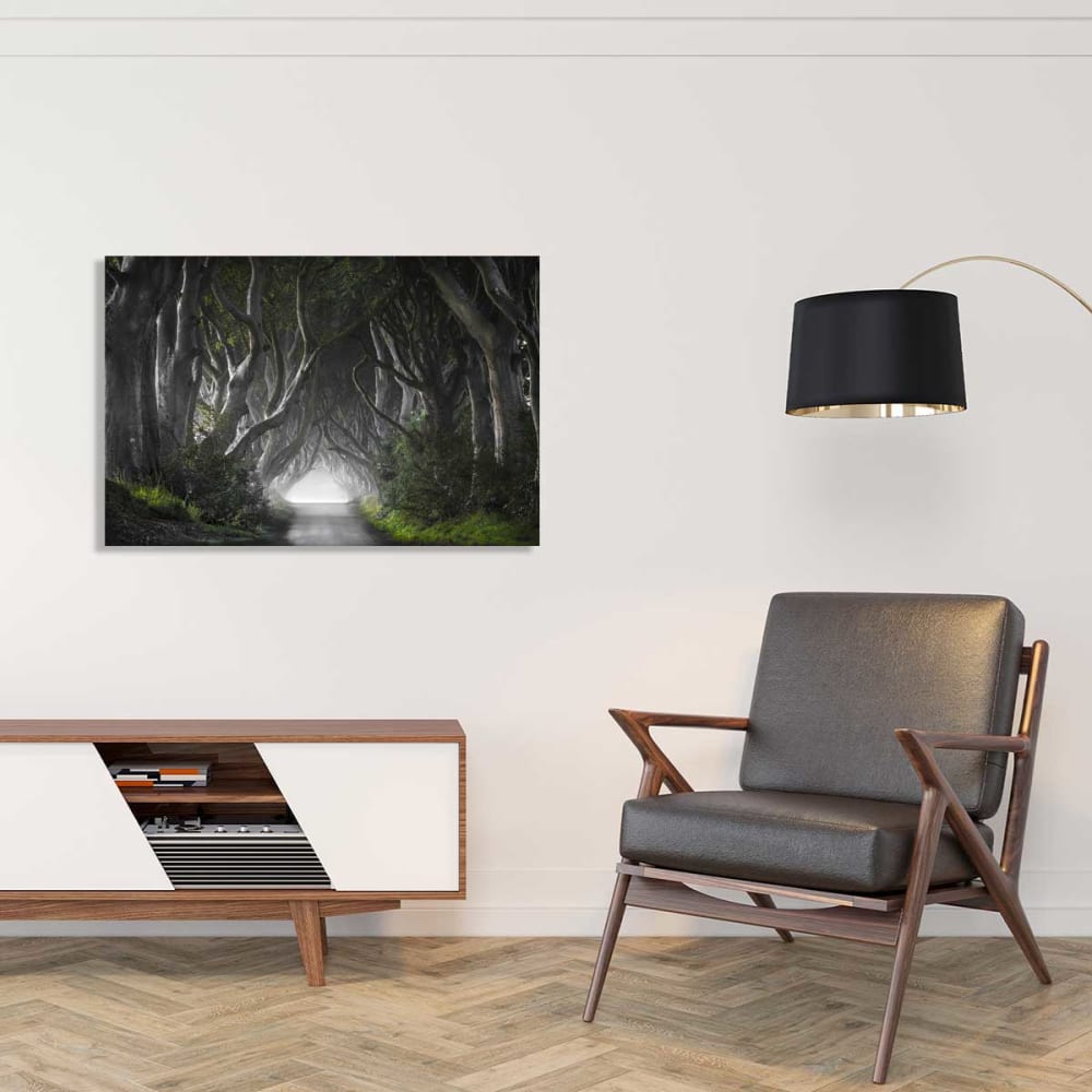 Tableau route de l'irréel toile imprimée 120x80 cm