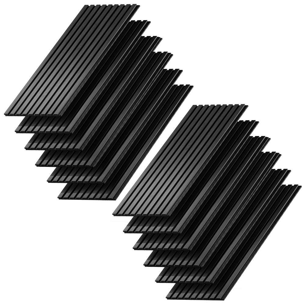 Panneau acoustique 12 pièces noir 120x40cm Panneau acoustique 12 pièces noir 120x40cm