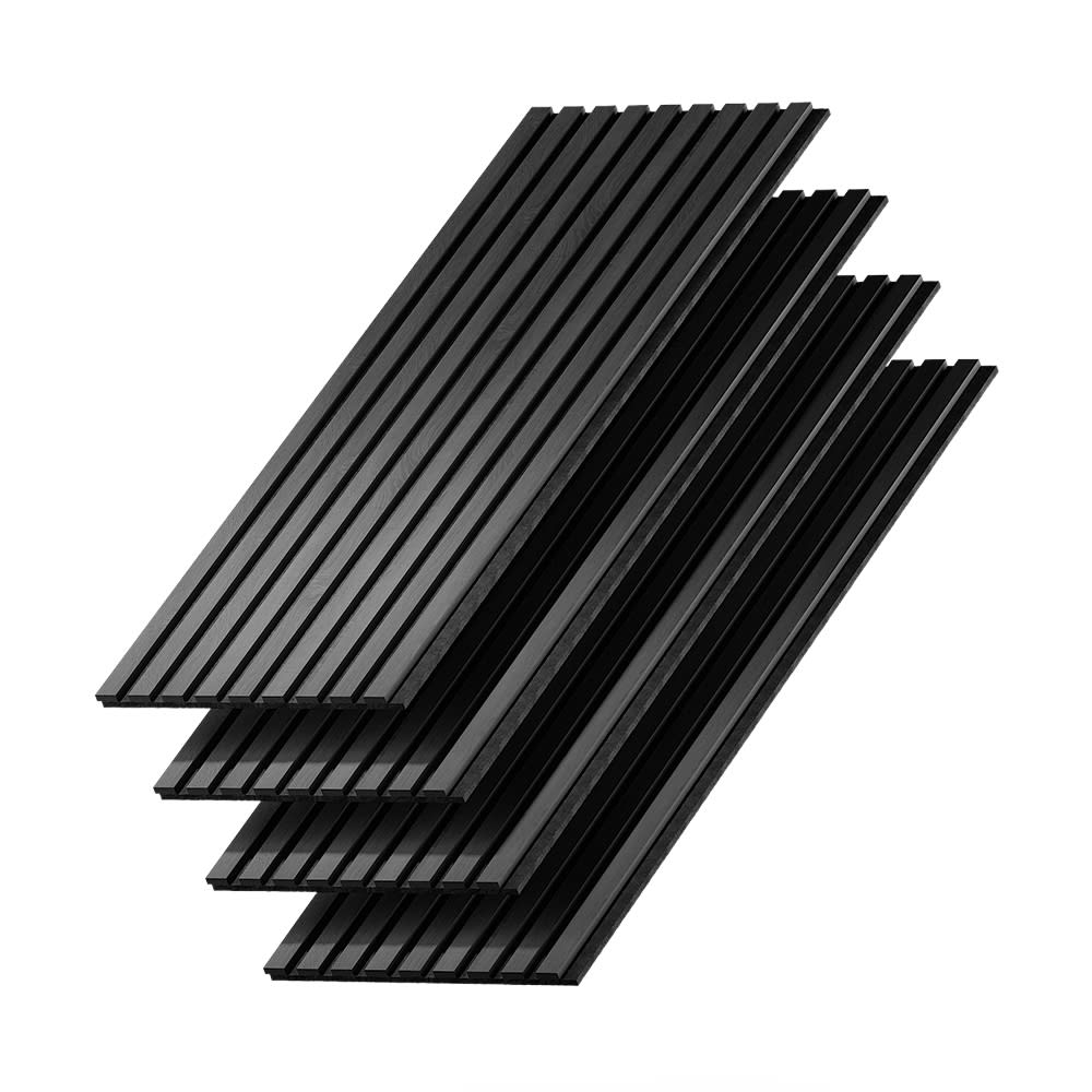 Panneau acoustique 4 pièces noir 120x40cm Panneau acoustique 4 pièces noir 120x40cm