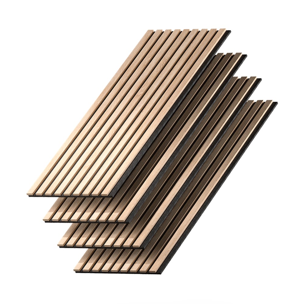 Panneau acoustique 4 pièces chêne 120x40cm Panneau acoustique 4 pièces chêne 120x40cm
