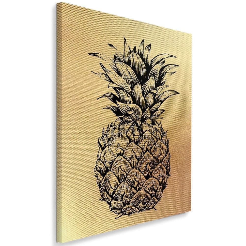 Tableau ananas dessiné