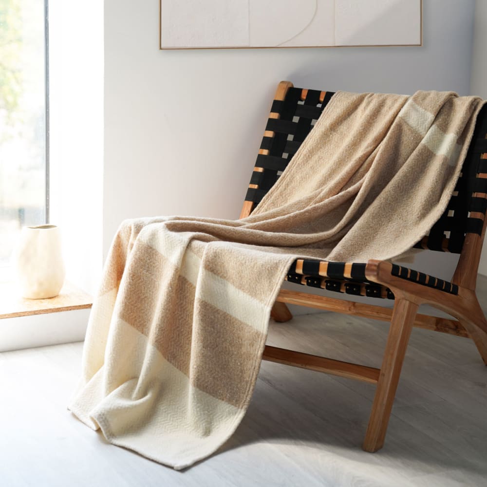 Plaid   chanvre naturel 120x180 cm