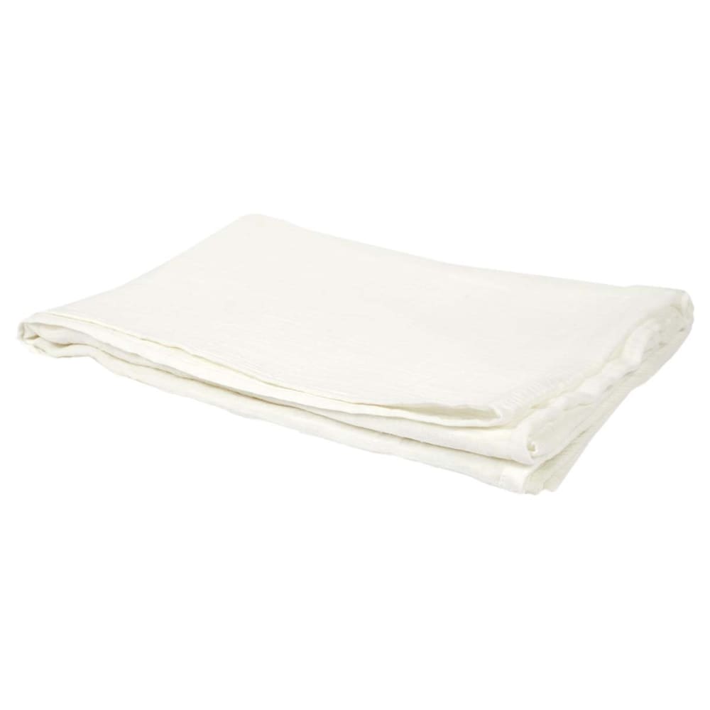 Plaid  en gaze de coton blanc craie 120x150cm