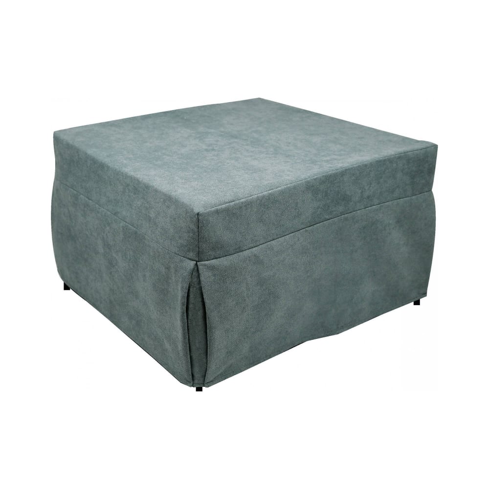 Pouf en tissu bleu 78x78x45h cm Pouf en tissu bleu 78x78x45h cm