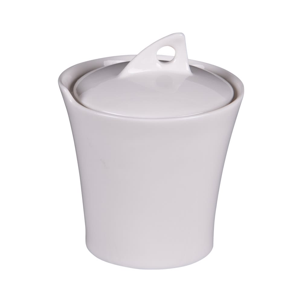 Sucrier libra 12 cm blanc en porcelaine