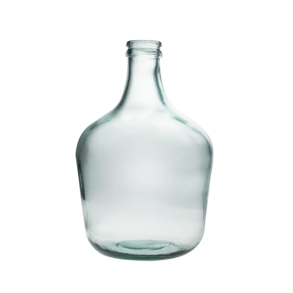 Bouteille Dame Jeanne 12 l en verre recyclé transparent