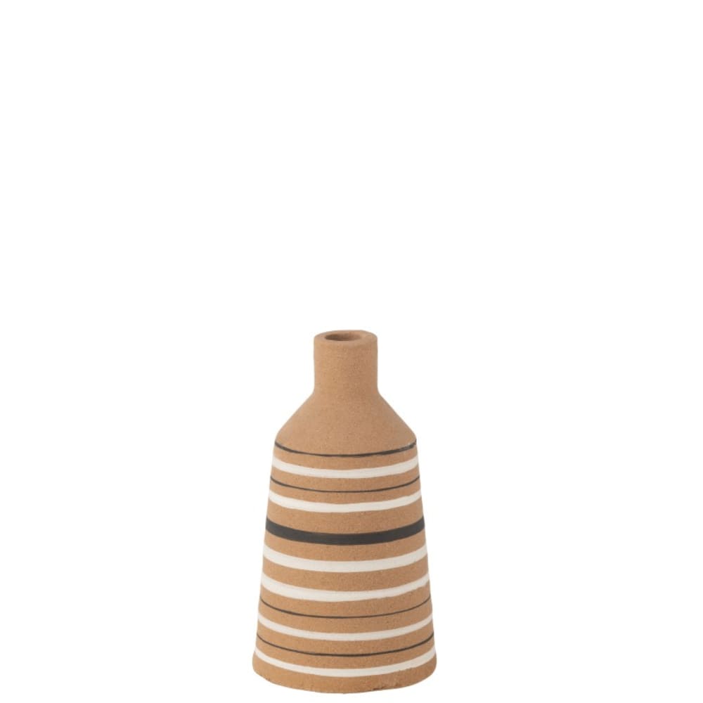 Vase en céramique multicouleur 12.5x12.5x23 cm