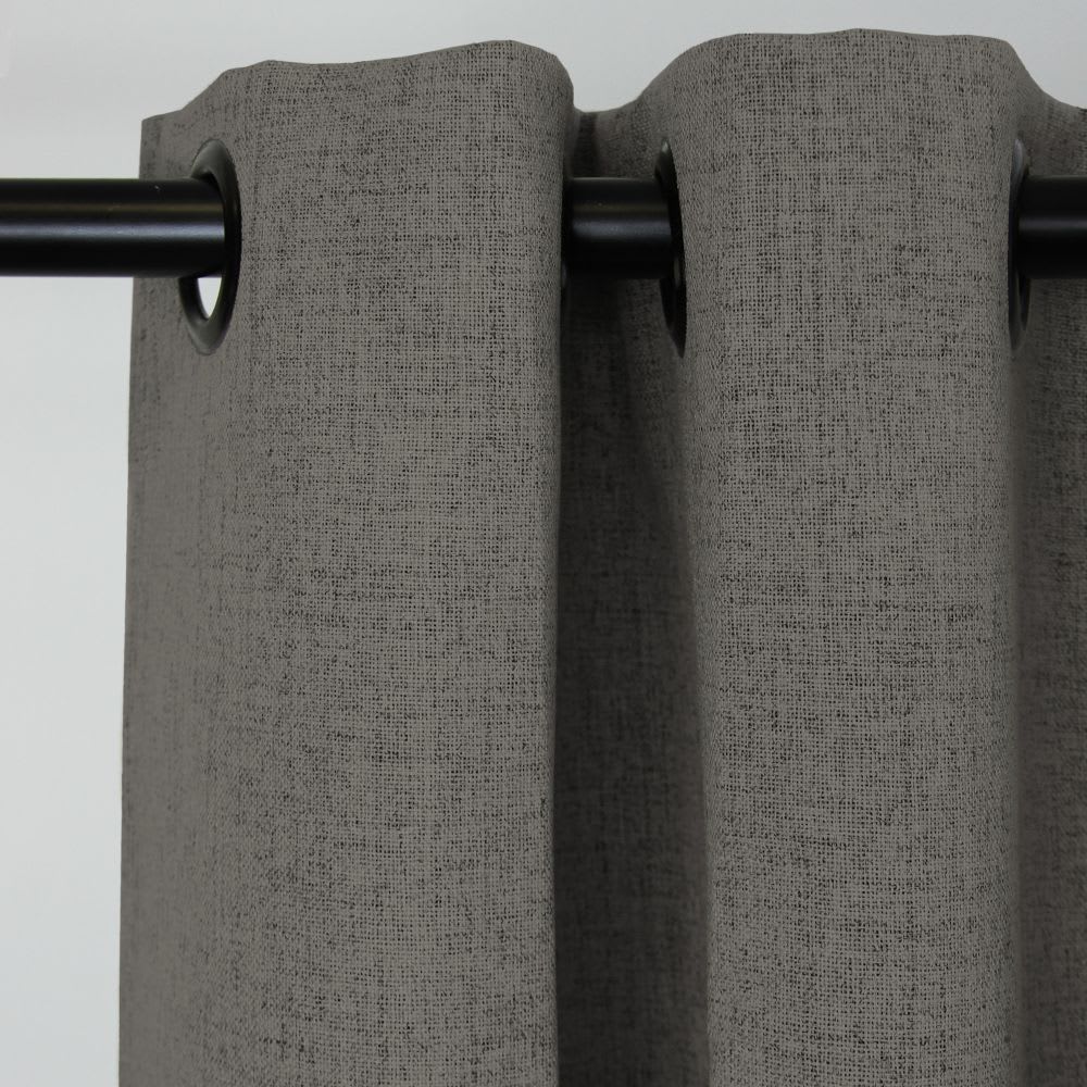 Rideau phonique oeillets gris mc740 130lx260h — vue 4