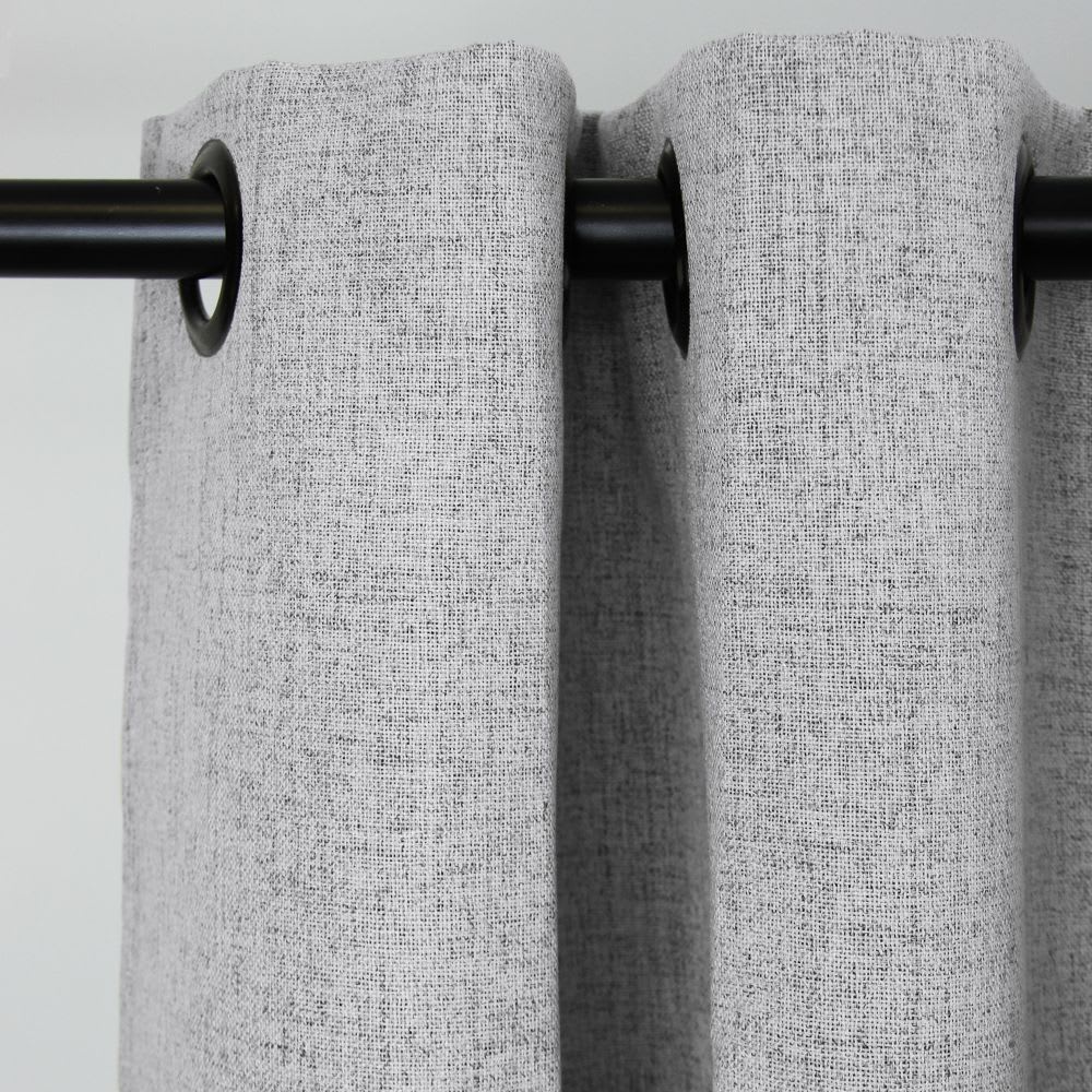 Rideau phonique oeillets gris mc733 130lx260h — vue 4