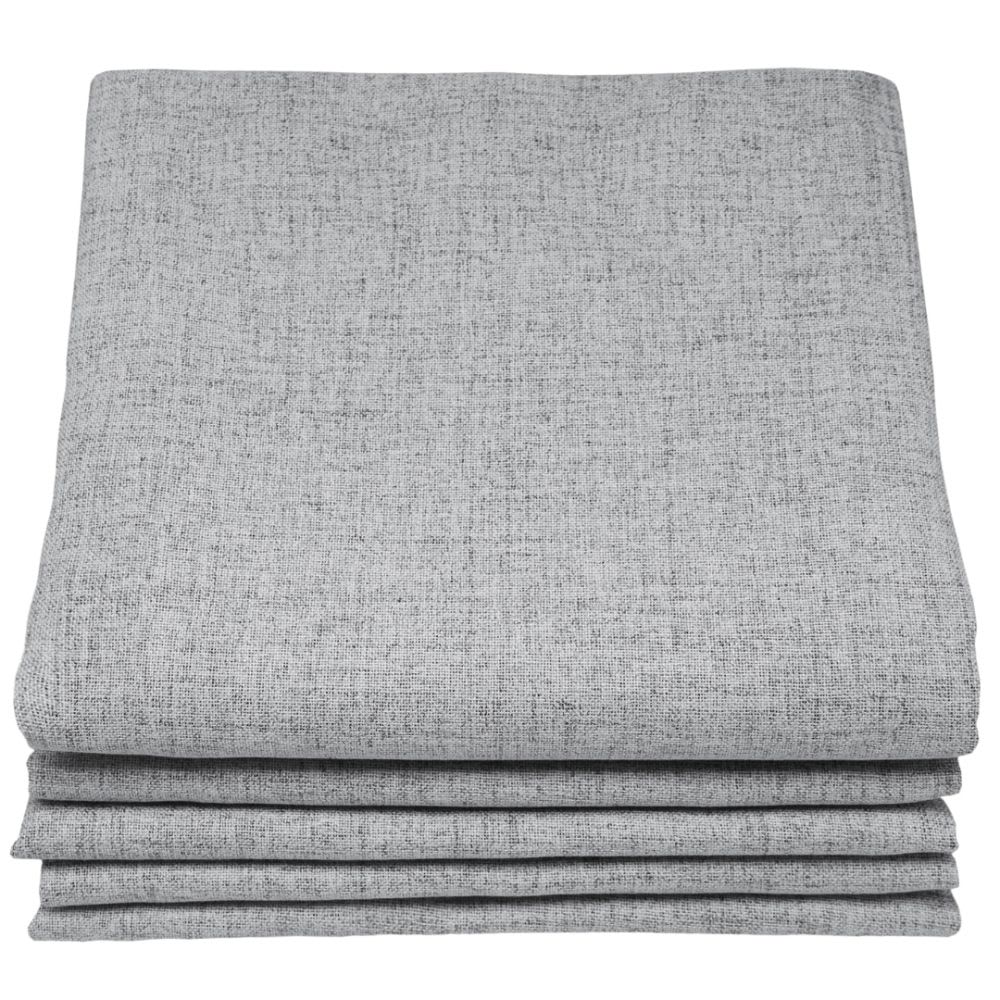 Rideau Occultant Total Effet Lin Galon fronceur Gris MC733 130x260