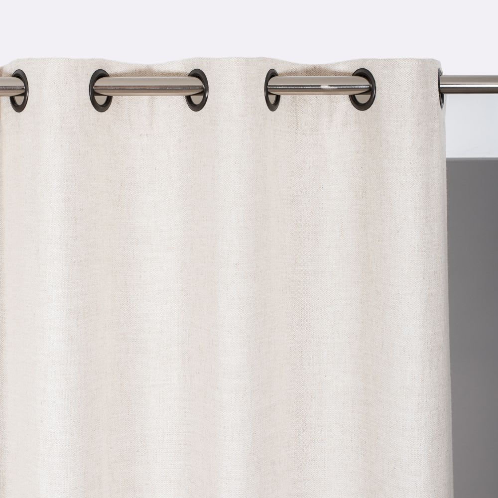 Rideau thermique Oeillets Beige MC721 130x260