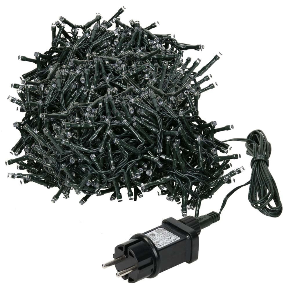 luces de navidad 700 led 14m blanco extra calido interiorexterior