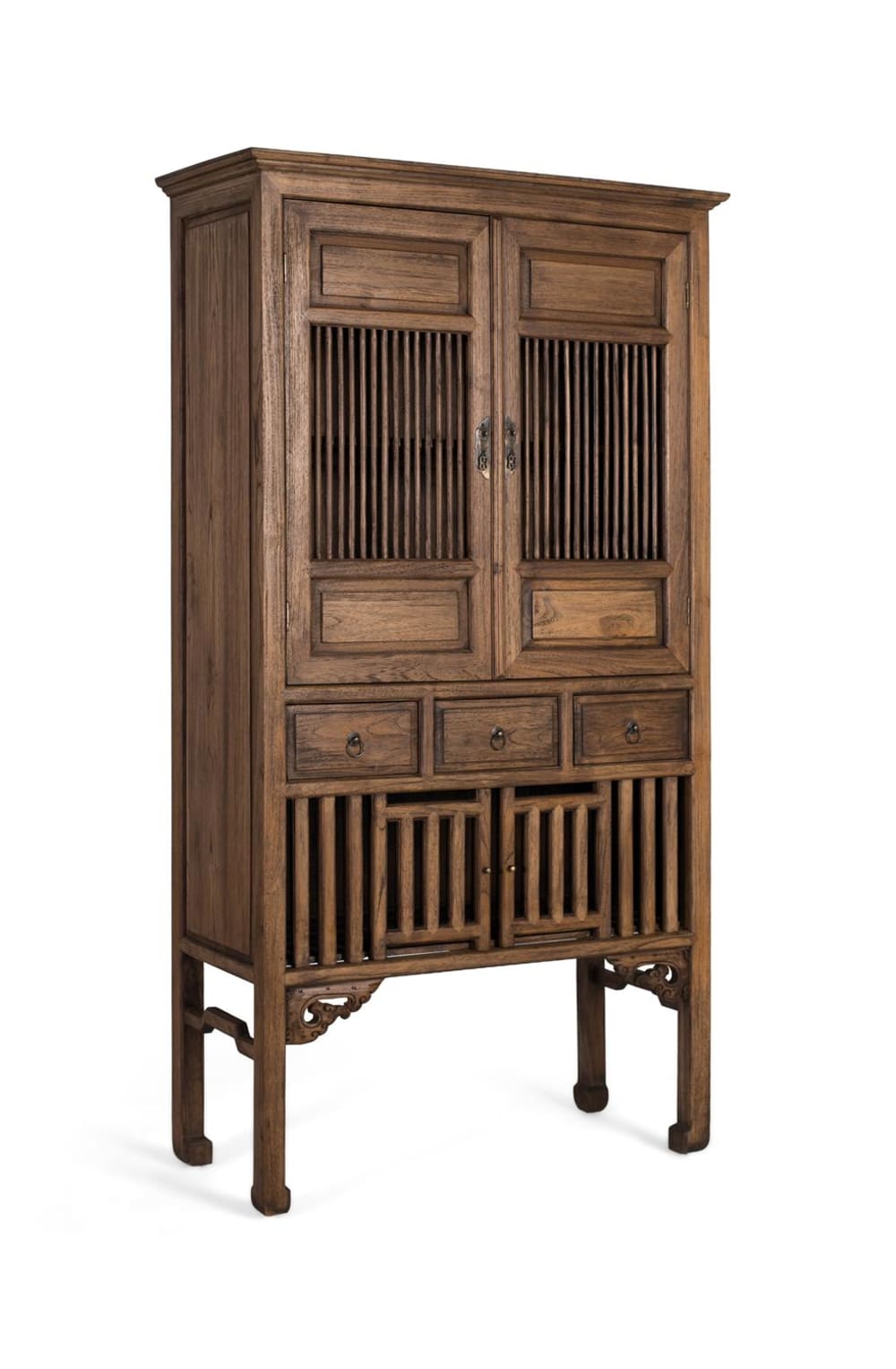 Armoire en bois de teck massif hauteur 176 cm