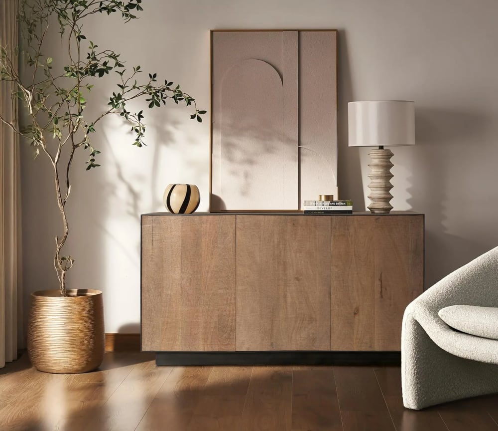 3-türiges Sideboard aus Mangoholz 150 cm - Maisons Du Monde
