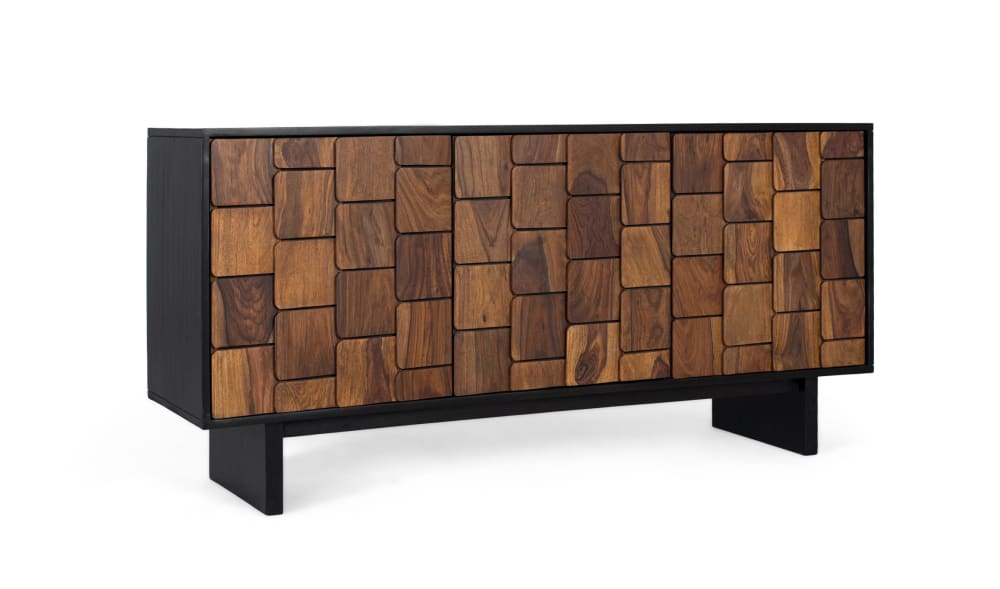 Sideboard aus Mangoholz mit drei Türen 160 cm - Maisons Du Monde