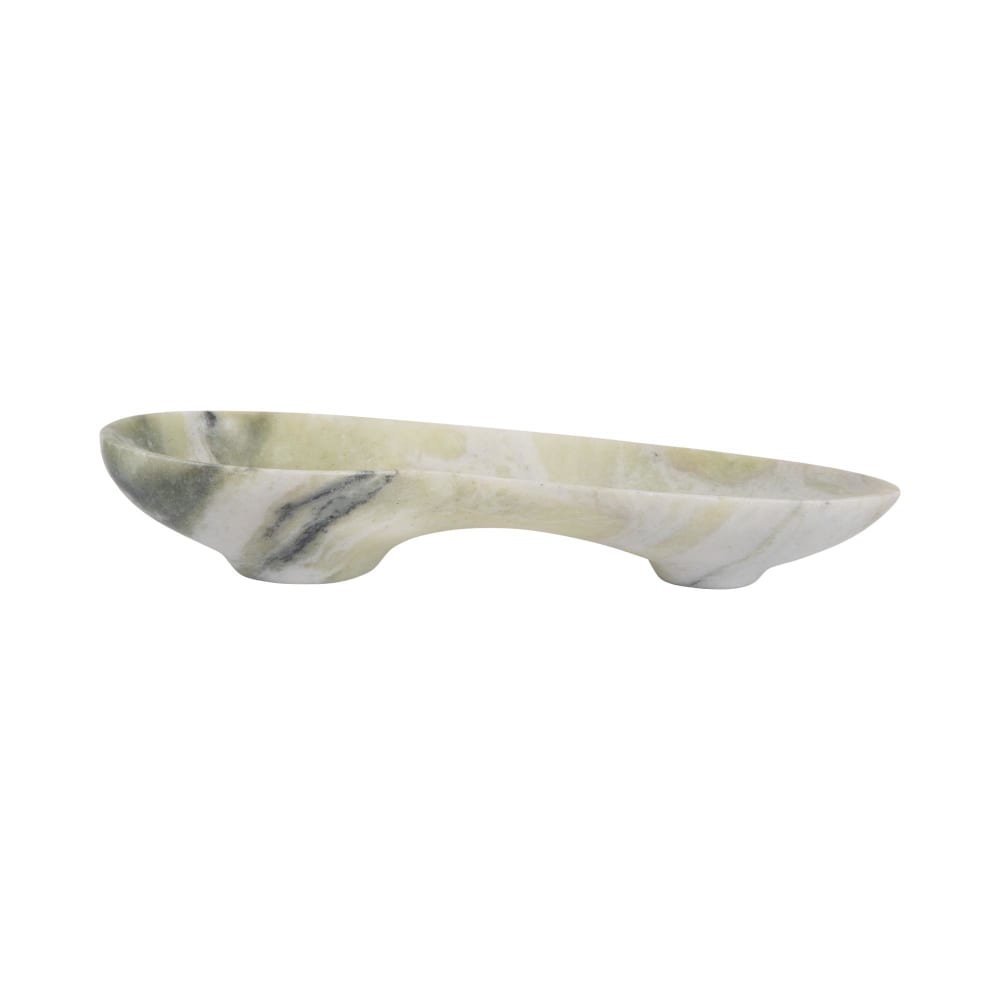 Plat marbre vert 37x13x7cm