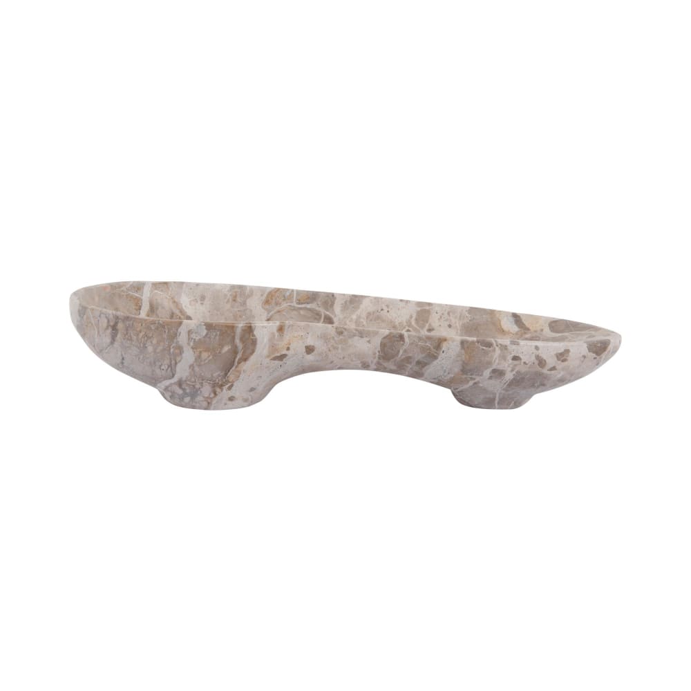 Plat marbre brun 37x13x7cm Plat marbre brun 37x13x7cm
