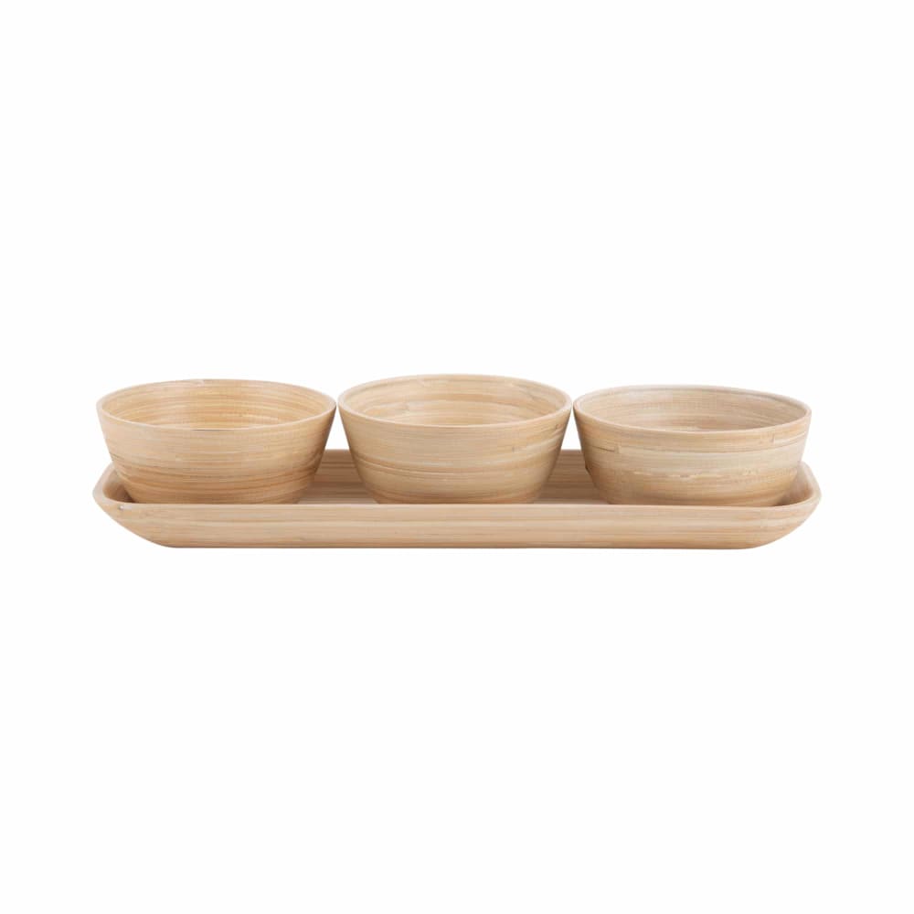 Plat bambou naturel 36x12x6cm