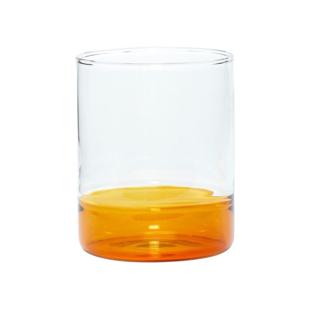 Verre en verre ambre