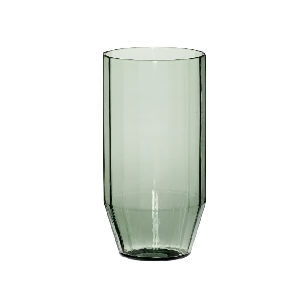 Verre à eau en verre vert