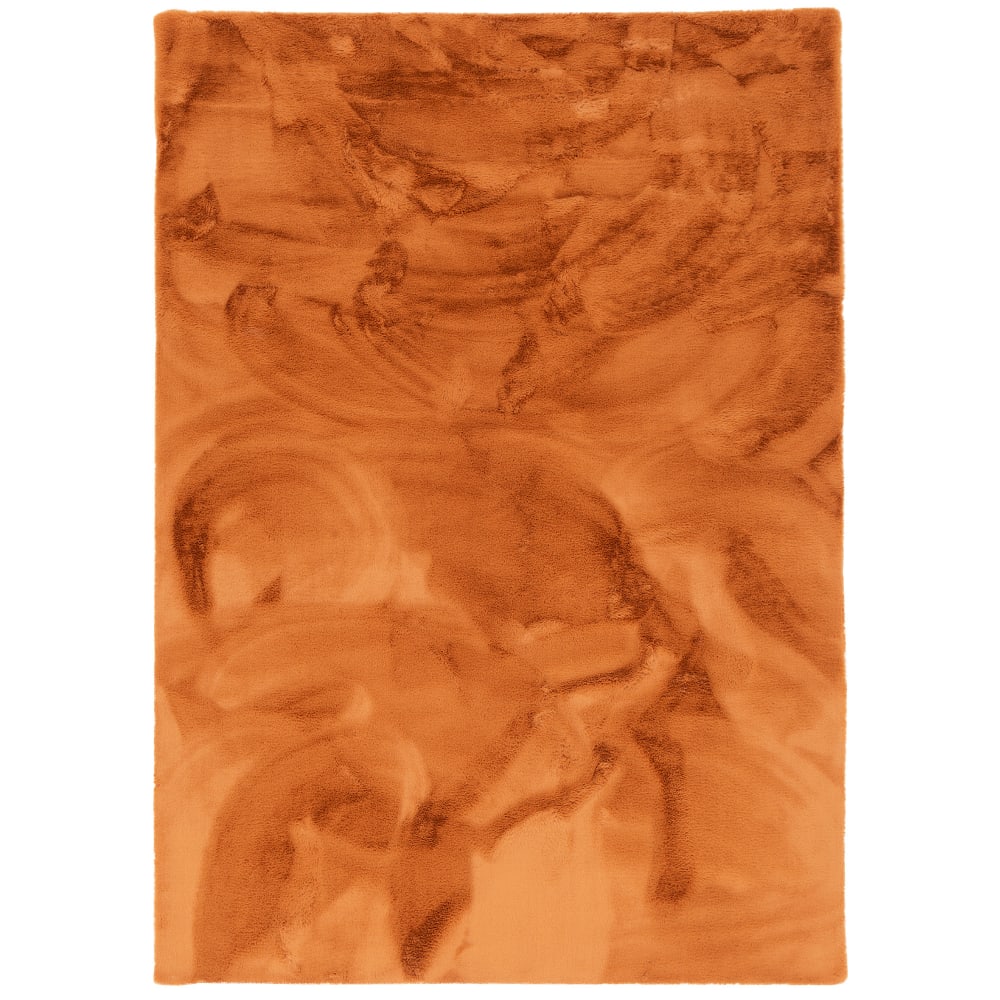 Tapis en fausse fourrure - caramel