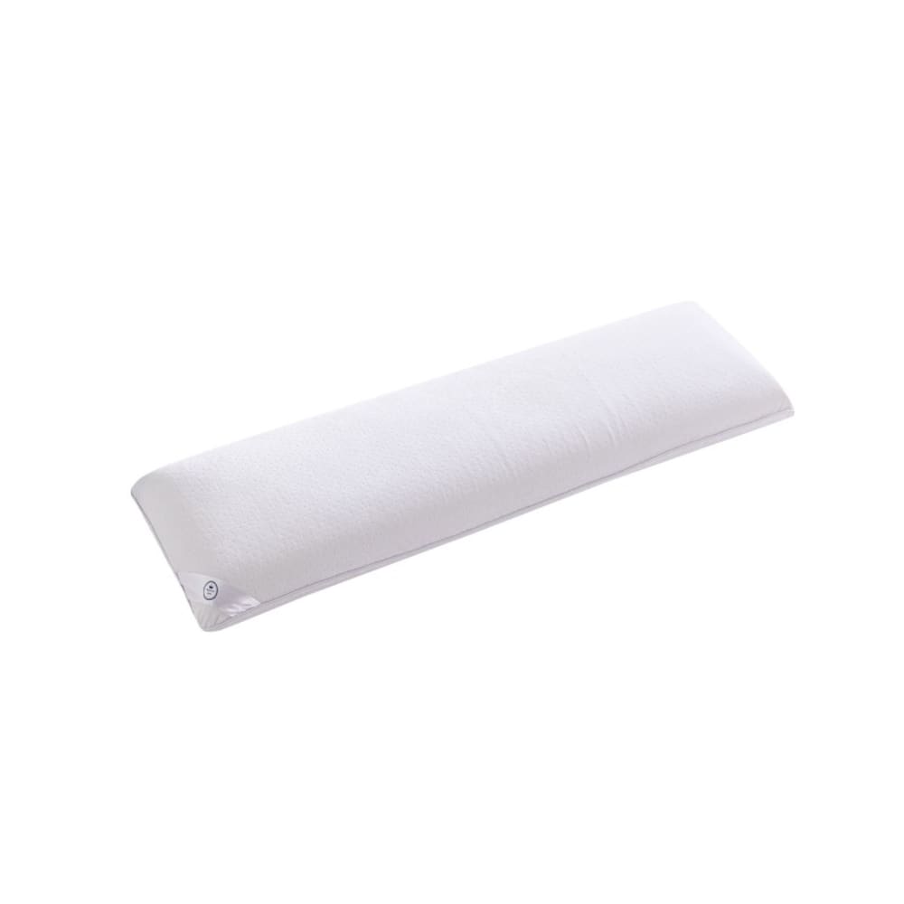 Reca Bedding Memory-Nackenrolle, abnehmbar, mikroperforiert 90x40 cm Weiß Pes - Polyester