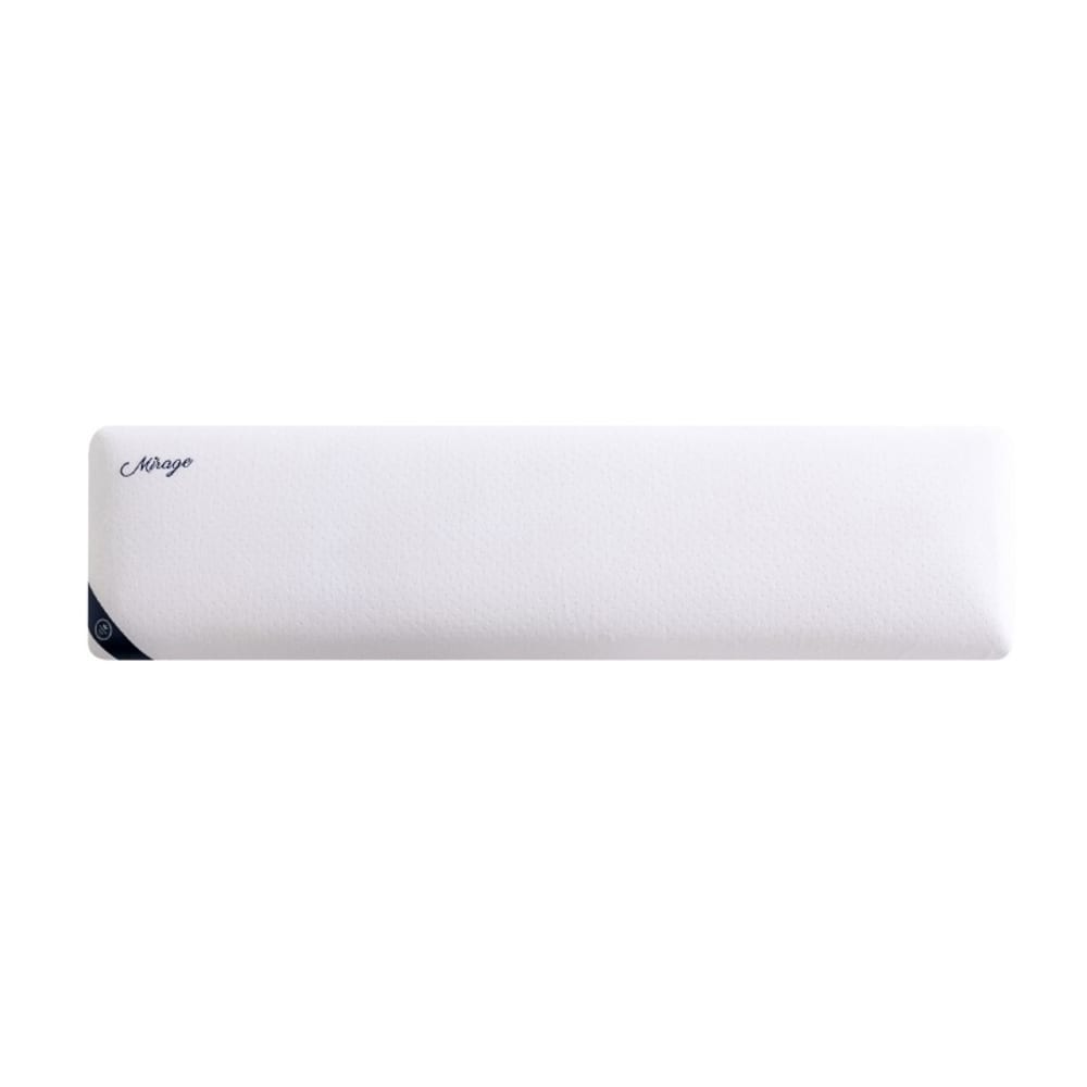 Reca Bedding Memory-Nackenrolle, abnehmbar, mikroperforiert 135x40 cm Weiß Pes - Polyester