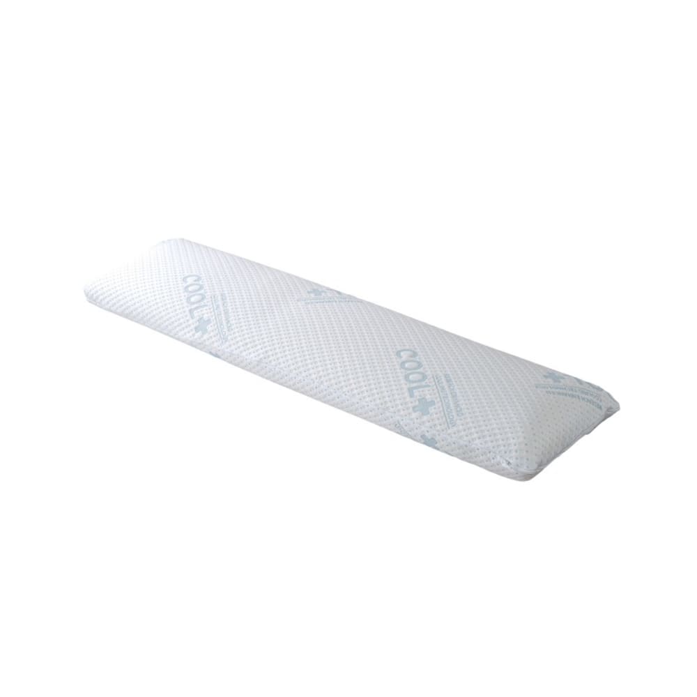Reca Bedding Memory-Nackenrolle, abnehmbar, mikroperforiert 90x40 cm Weiß Pes - Polyester