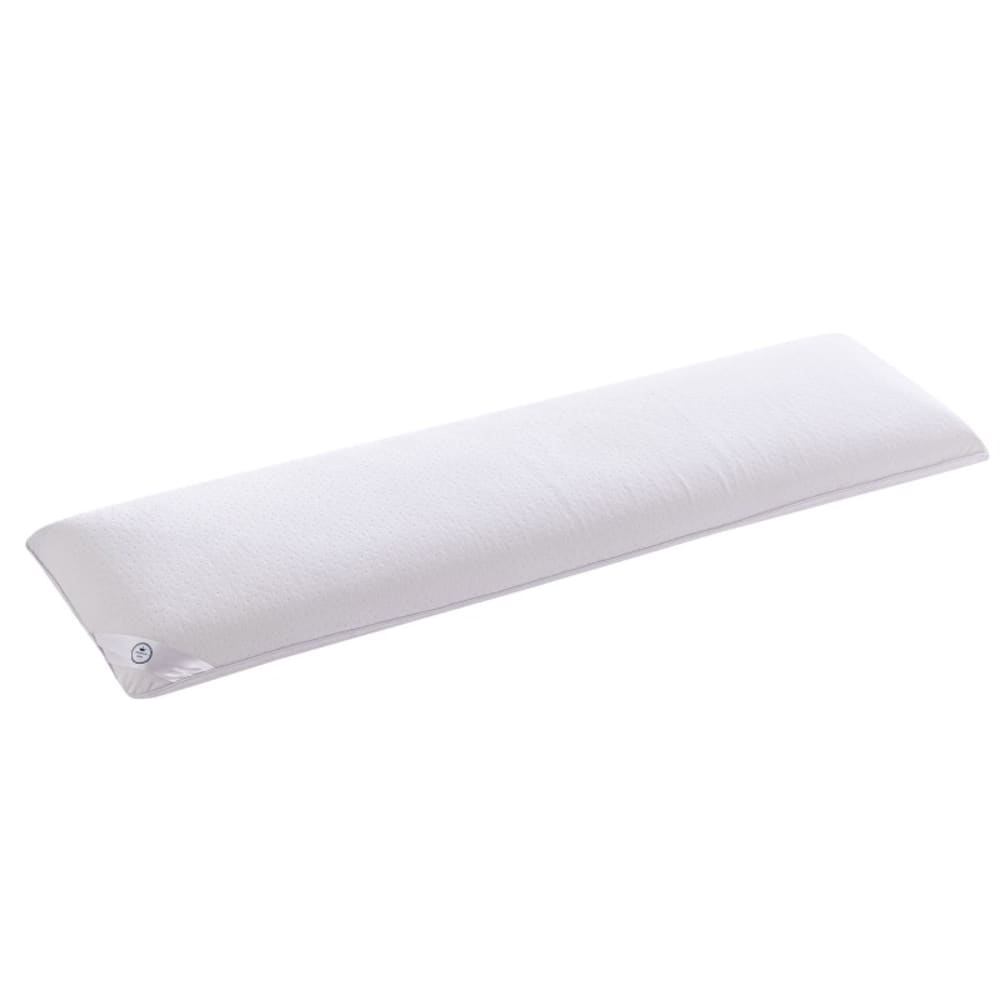 Reca Bedding Memory-Nackenrolle, abnehmbar, mikroperforiert 150x40 cm Weiß Pes - Polyester