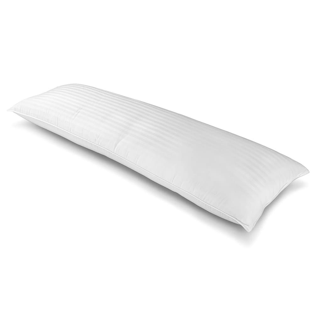 Reca Bedding Kissen aus natürlicher Entendaune und -federn 137x40 cm Weiß