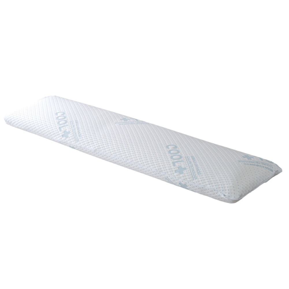 Reca Bedding Memory-Nackenrolle, abnehmbar, mikroperforiert 150x40 cm Weiß Pes - Polyester
