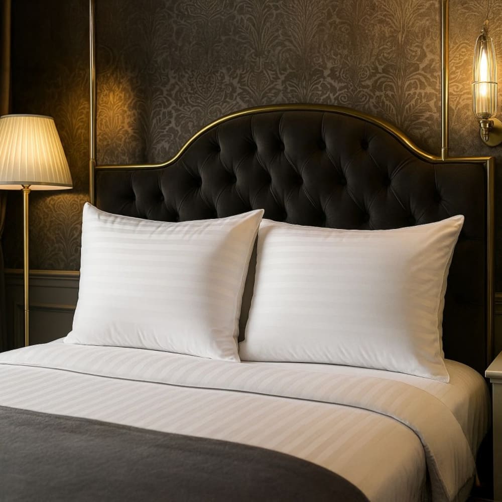 Oreiller en duvet et plumes de canard naturel 60x60 cm - Maisons du Monde