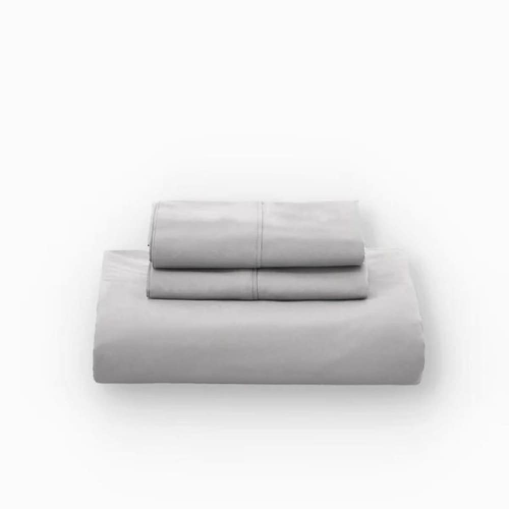 Housse de couette gris 150x190/200 - coton bio premium