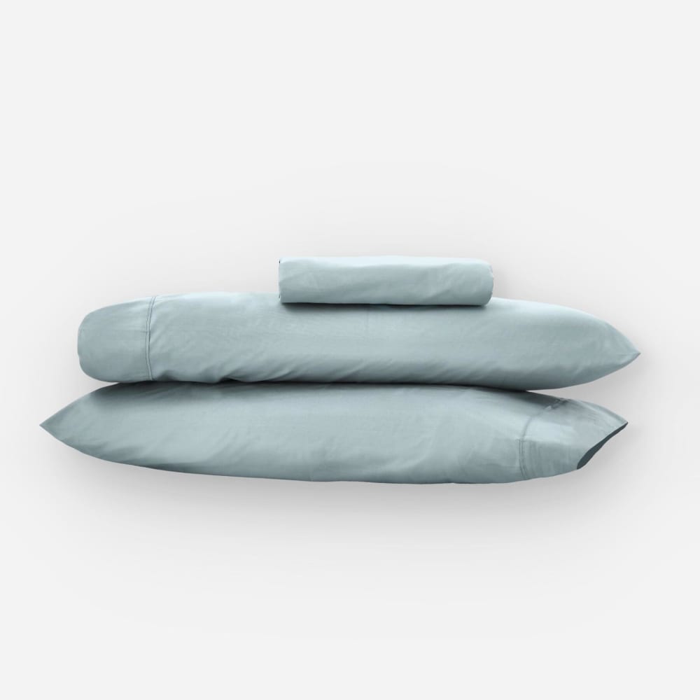 Housse de couette vert d’eau 150x190/200 - coton bio premium — vue 4