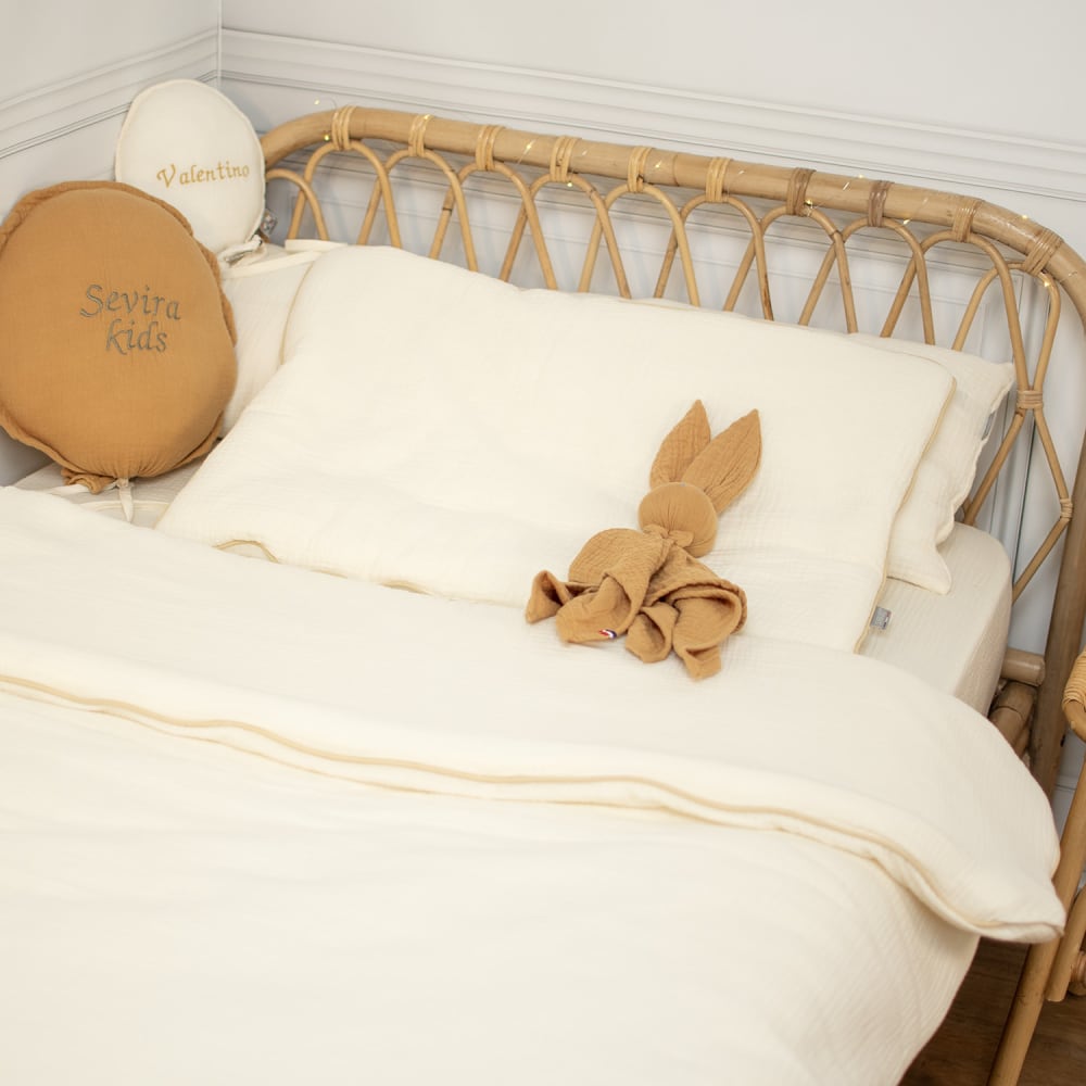 Kinder bettdecke und kissen baumwollgaze - Maisons Du Monde