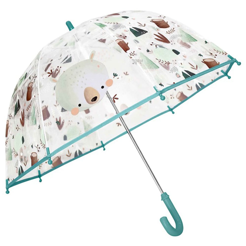 Sassi Junior Transparenter regenschirm für kinder style modern Grün Pes - Polyester