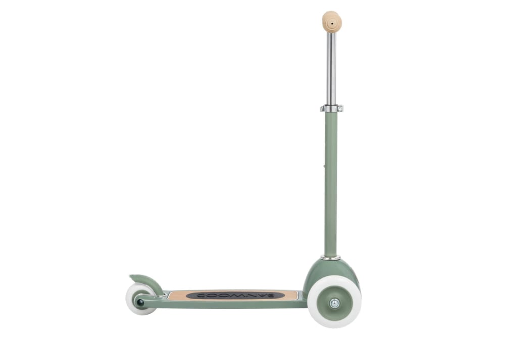 Trottinette verte à trois roues pour enfants à partir de 3 ans