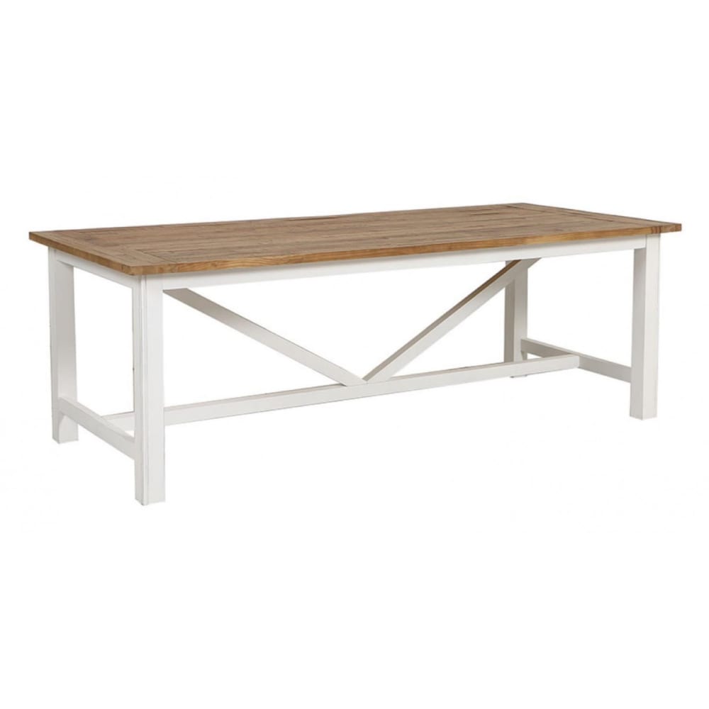 table rectangulaire en - blanc